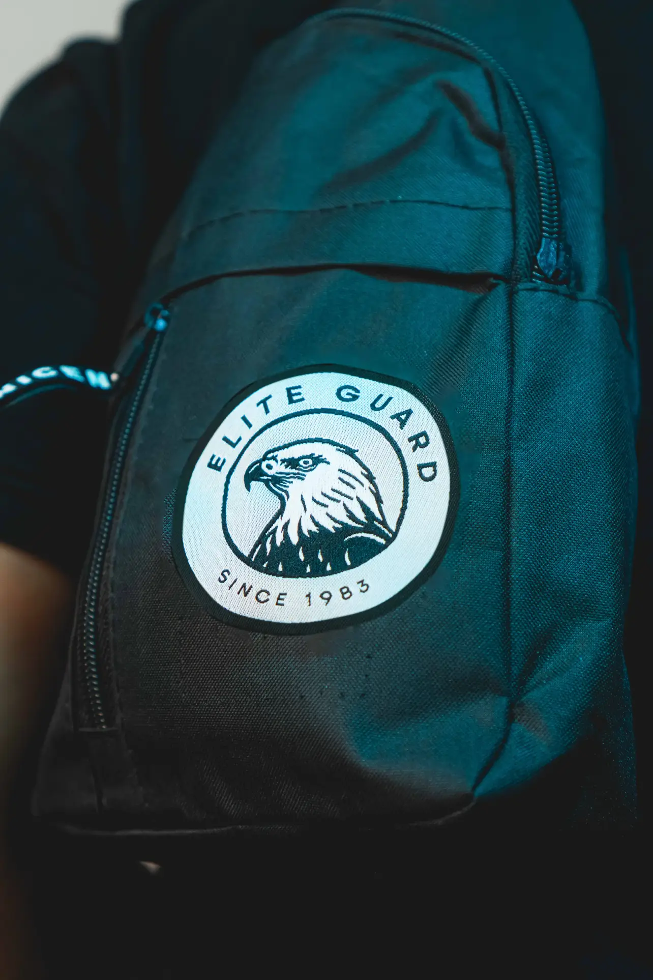 Portofolio Logo Woven Mina badge woven detail produksi 2